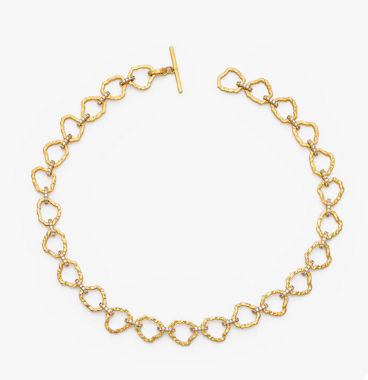 BR.NL.21936-930:: S.O.B.NECKLACE BRASS -GOLD PLATED.25