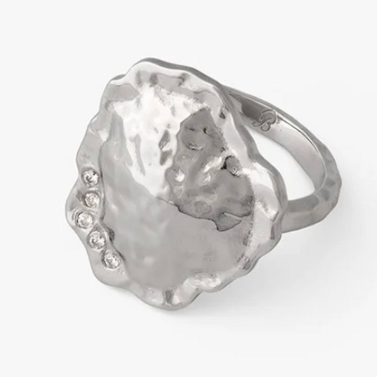 BR.RG.21936-1120:: HAMPTON PARK RING BRASS-SILVER 6.25