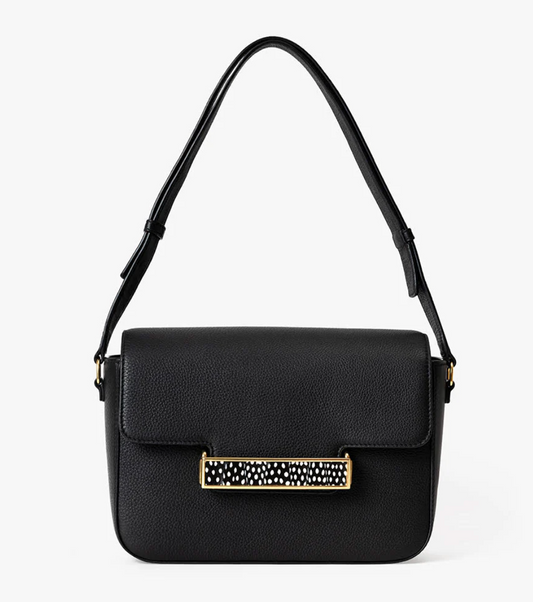 BR.HB.21936-2150:: OXFORD CROSSBODY BAG - BLK HANDBAG.25