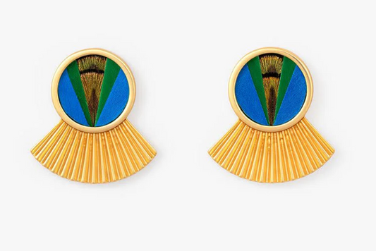 BR.ER.21936-1280:: STELLA MARIS LARGE FAN EARRING.25