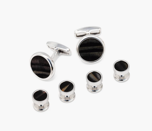 BR.CL.21936-160D:: CHINO CUFFLINKS & STUD SETS.25