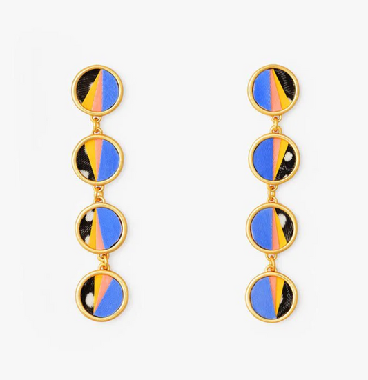 BR.ER.21936-1560:: CARMICHAEL V. ROUND BEZEL EARRING.25